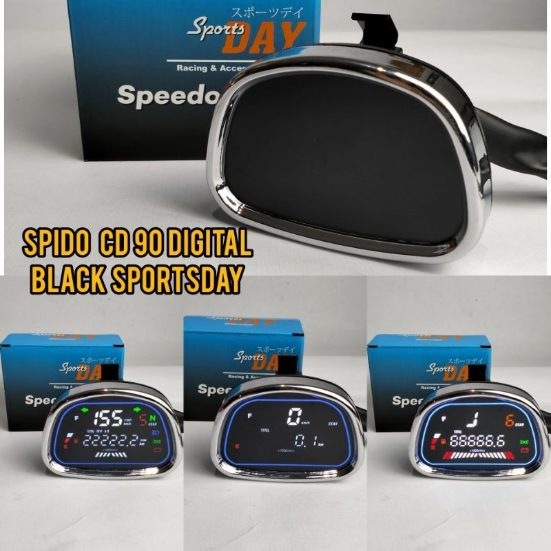 Jual Speedometer CD 90 Full Digital Sports Day | Shopee Indonesia