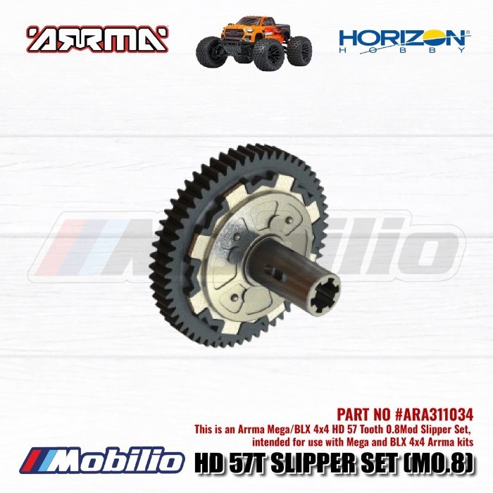 57T 0.8Mod Slipper-Set, HD 57T Slipper-Set, Mehrere
