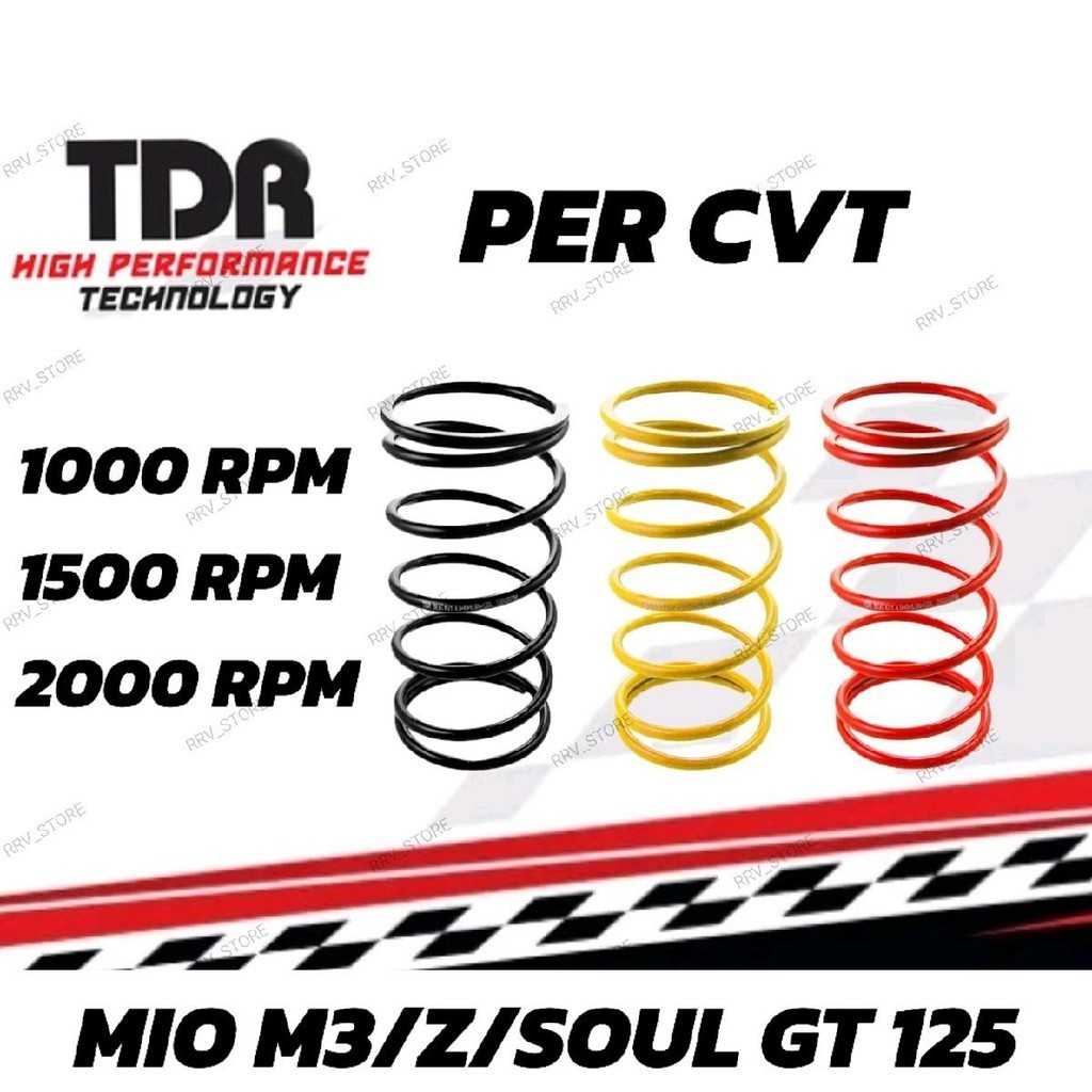 Jual PER CVT TDR MIO M3/Z/ XEON/SOUL GT 125 1000 RPM 1500 RPM 2000 RPM ...