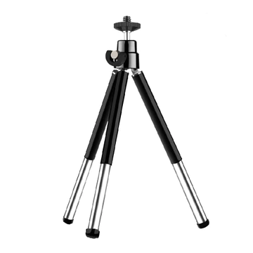 Aluminum Alloy Table Tripod Mini Tripod Metal With Handphone Holder Clip For HP Camera Tripod