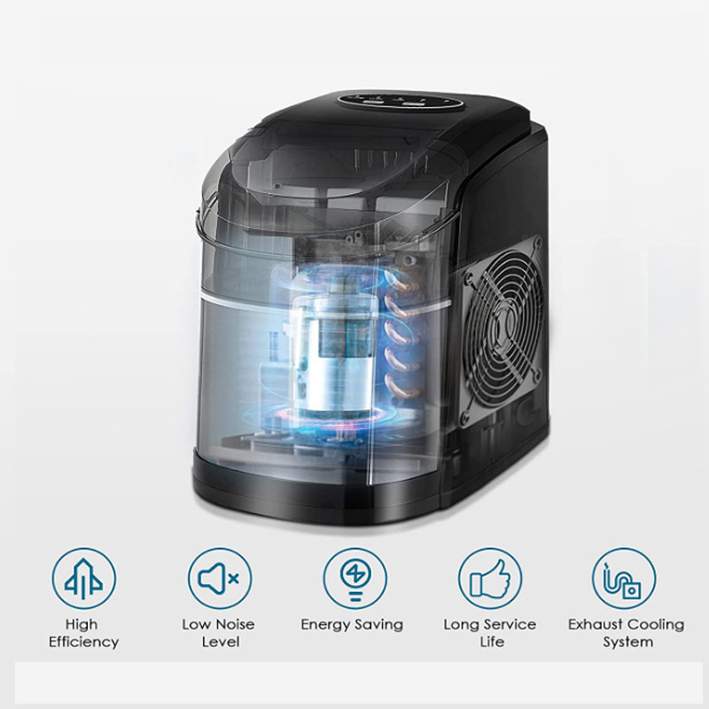 Jual Commercial Household Electric Ice Maker Bullet Cylindrical Ice ...