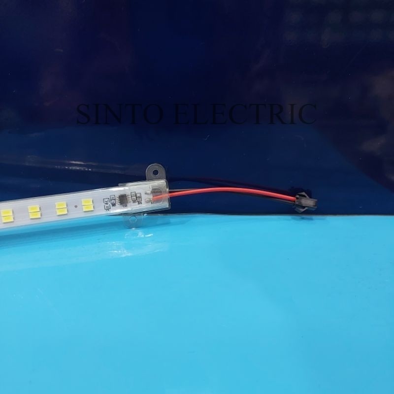 Jual LED Strip Hard 5630 Putih 144 LED + cover 1 meter AC 220V | Shopee ...