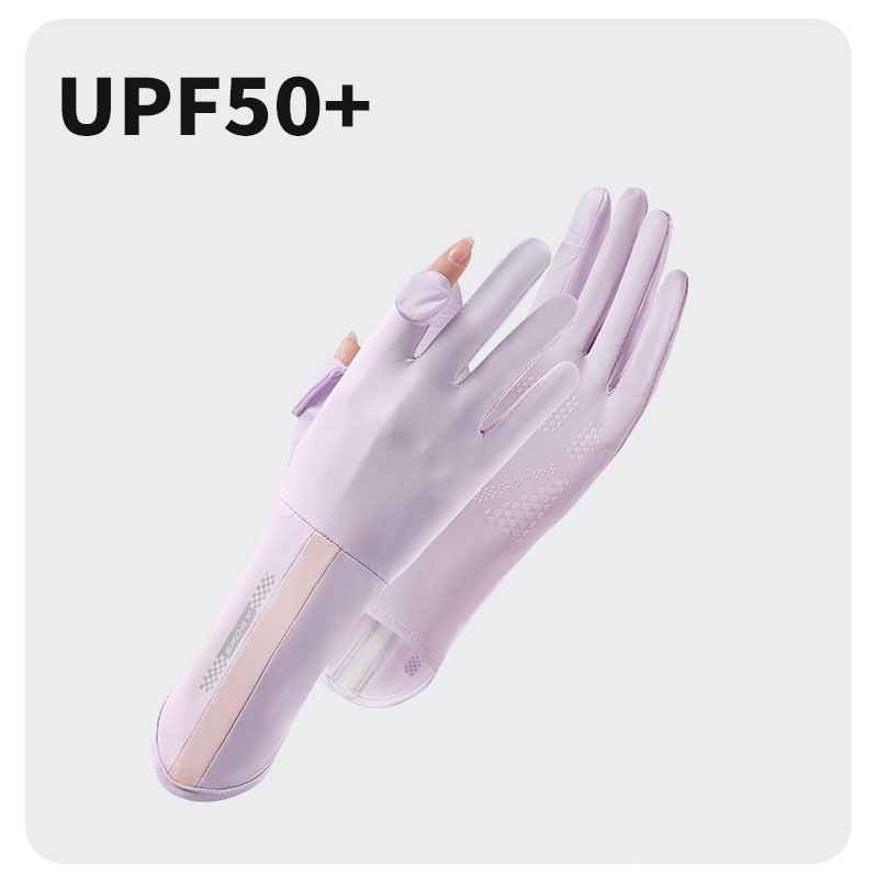 Jual Sarung Tangan Sutra Es Anti UV Motor Wanita Sarung Tangan