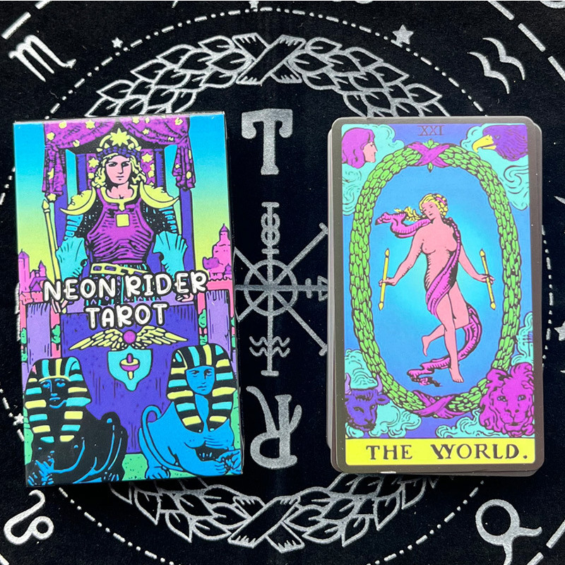Jual 10.3*6cm Neo Rider Tarot Deck 78 Colorful Tarot Cards for ...