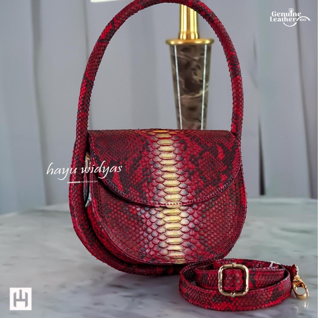 Topshop red snakeskin bag hotsell