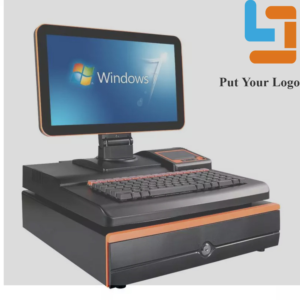 Jual Pos System Computer Hardware Payment Cash Register Machine With QR ...