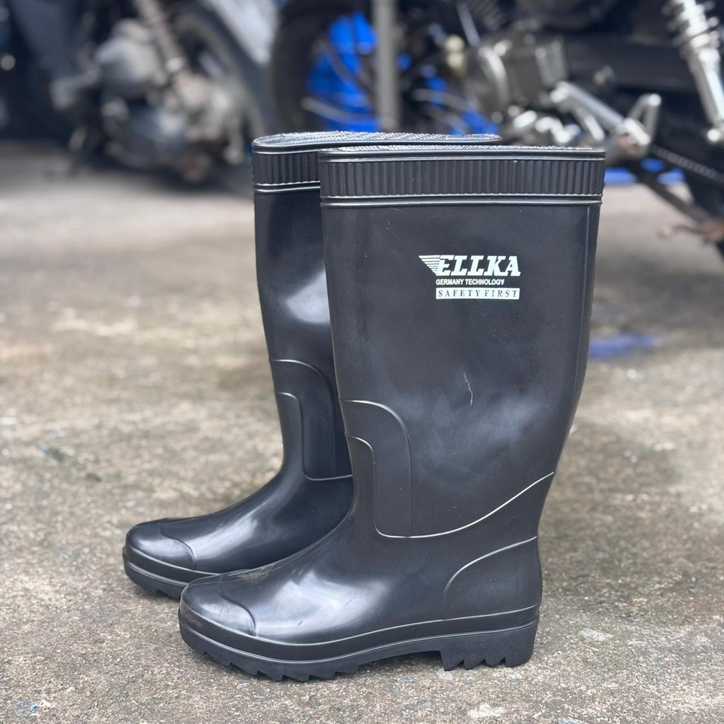 Jual Sepatu Boot Tinggi AP Boots AP ORCA Hijau Sepatu Karet Pria ...