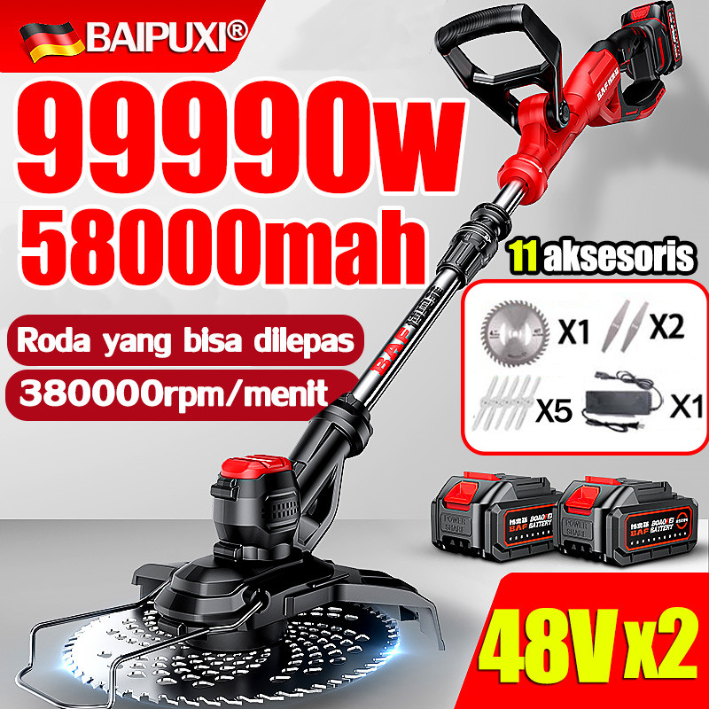 Jual Sekali menggunakan 998 jam BAIPUXI Mesin potong rumput Dengan 10 ...