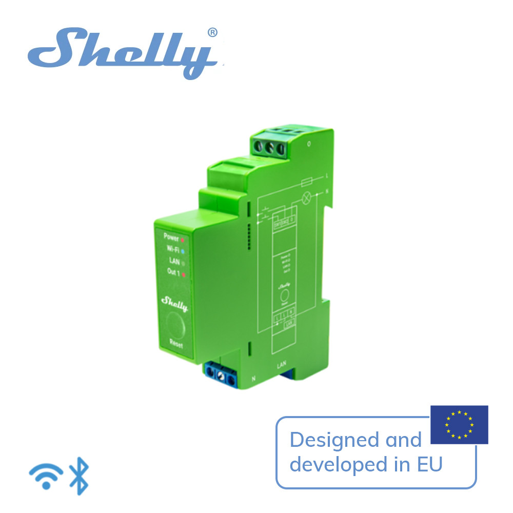 Jual Shelly Pro Dimmer 2PM Professional 2 annel LAN Din Rail Smart ...
