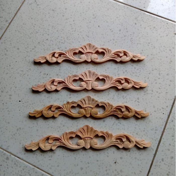 Jual Ukiran Kayu Ornamen Ukir Loster Kusen Pintu Jendela Boven Lisplang ...