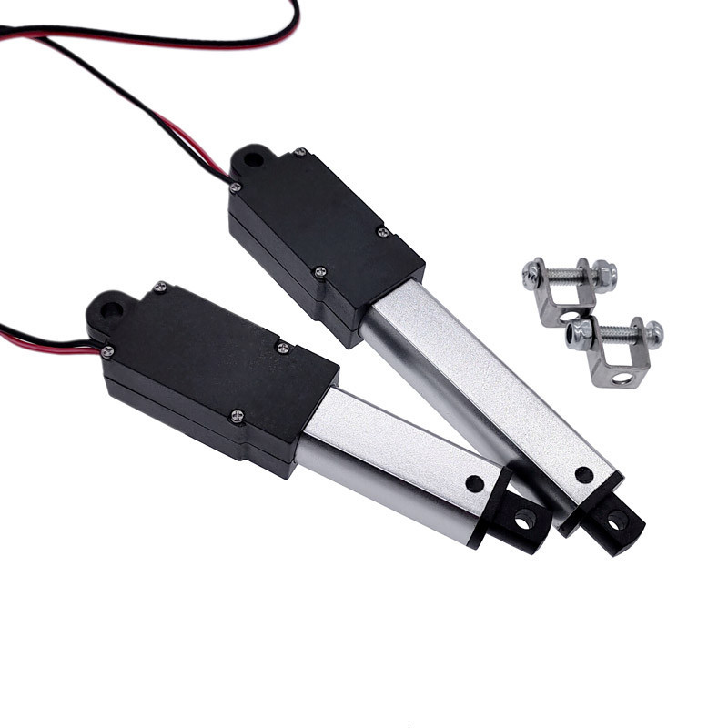 Mikro-Linearaktuator 30mm Hub 60N – 12V Mini-Elektromotor Mit Montagehalterungen