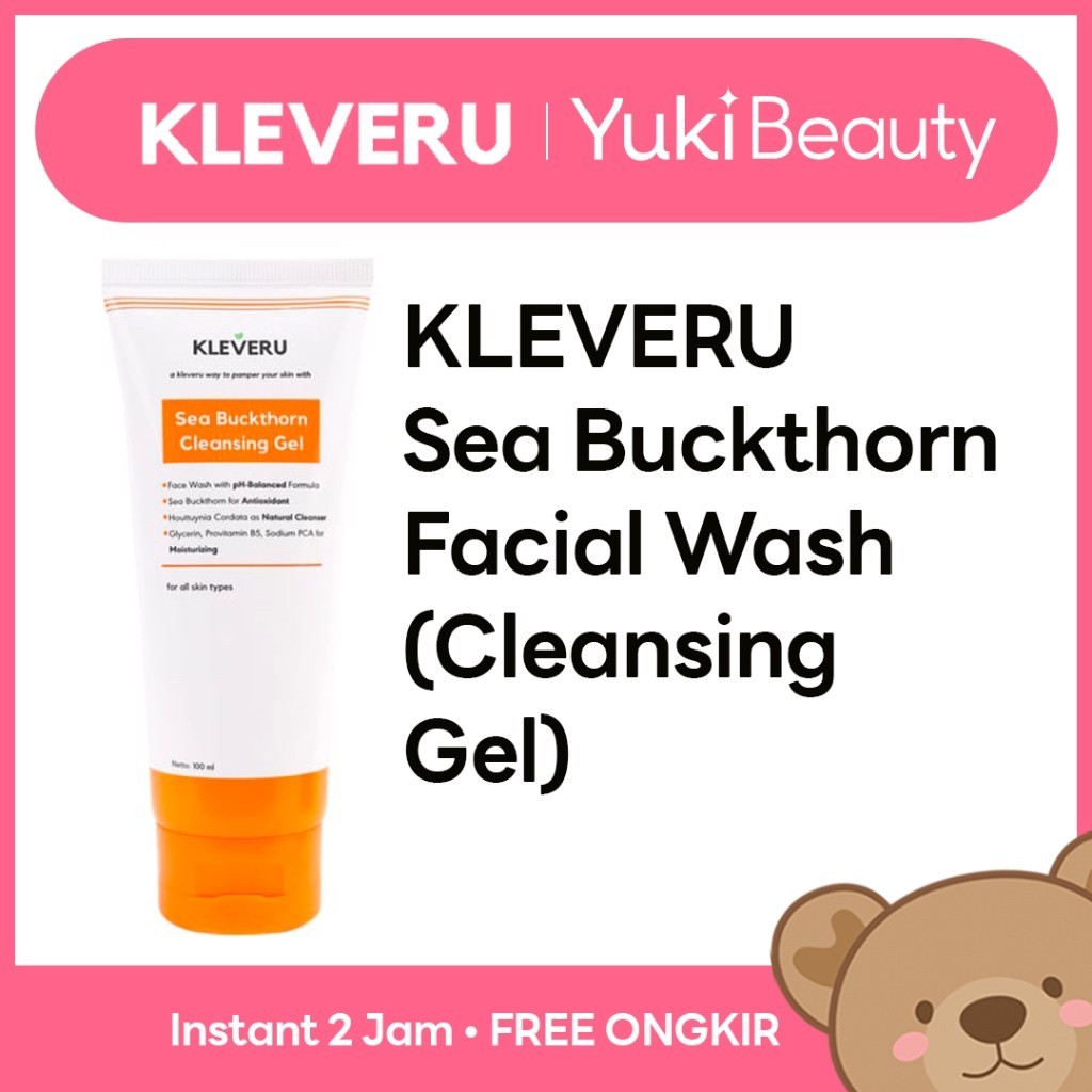Jual [Manado] KLEVERU Sea Buckthorn Cleansing Gel ( Face Wash