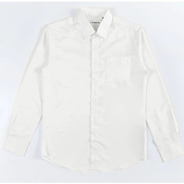 The Essentials Shirt Kemeja Kantor Polos Pria Slim Fit Lengan Panjang All Variant