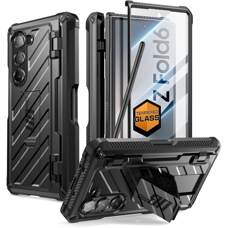 Custodia In Vera Pelle Per Samsung Galaxy Note 9, Portafoglio Con Supporto E Clip, Marrone - Foto 4
