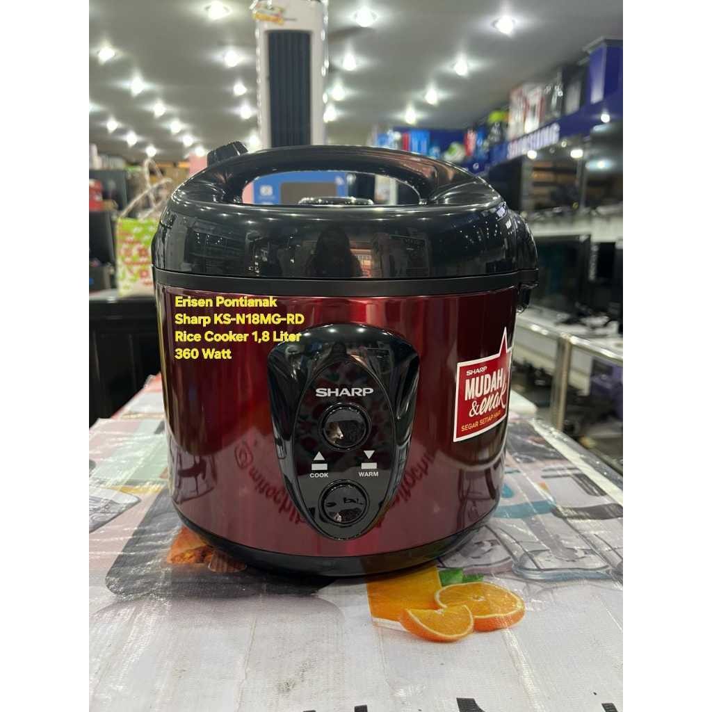 Jual RICE COOKER SHARP KS-N18MG- SL / KS-N18MG-RD | Shopee Indonesia
