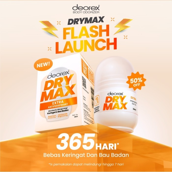 Jual Deorex DryMax Extra Original -Clinical AntiPerspirant Deodorant ...