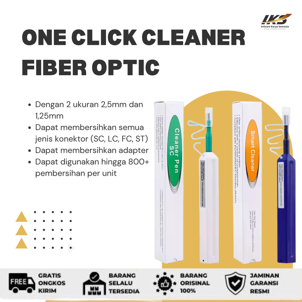 Jual One Click Cleaner Fiber Optic 2.5mm & 1.25mm | Shopee Indonesia