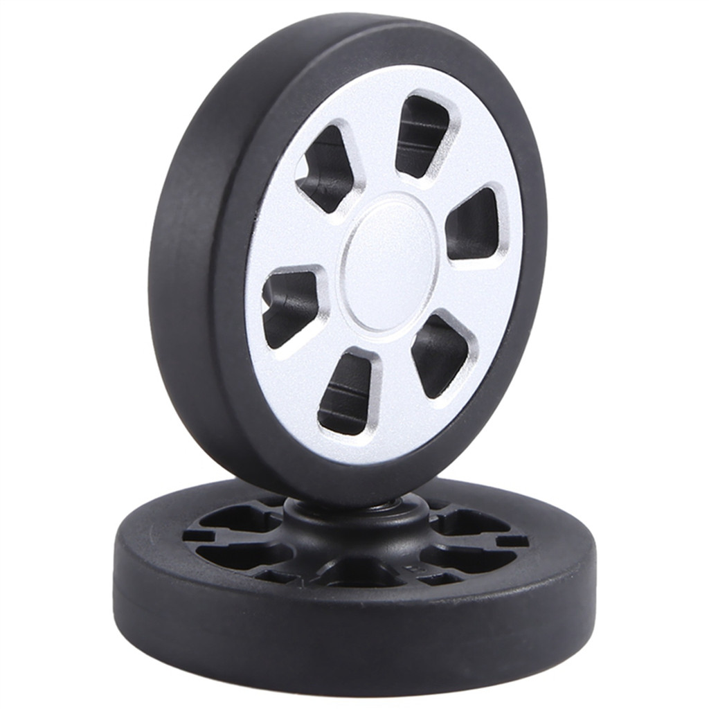 Jual 60X13mm Set of 2 Luggage Suitcase Replacement Wheels, PU Swivel