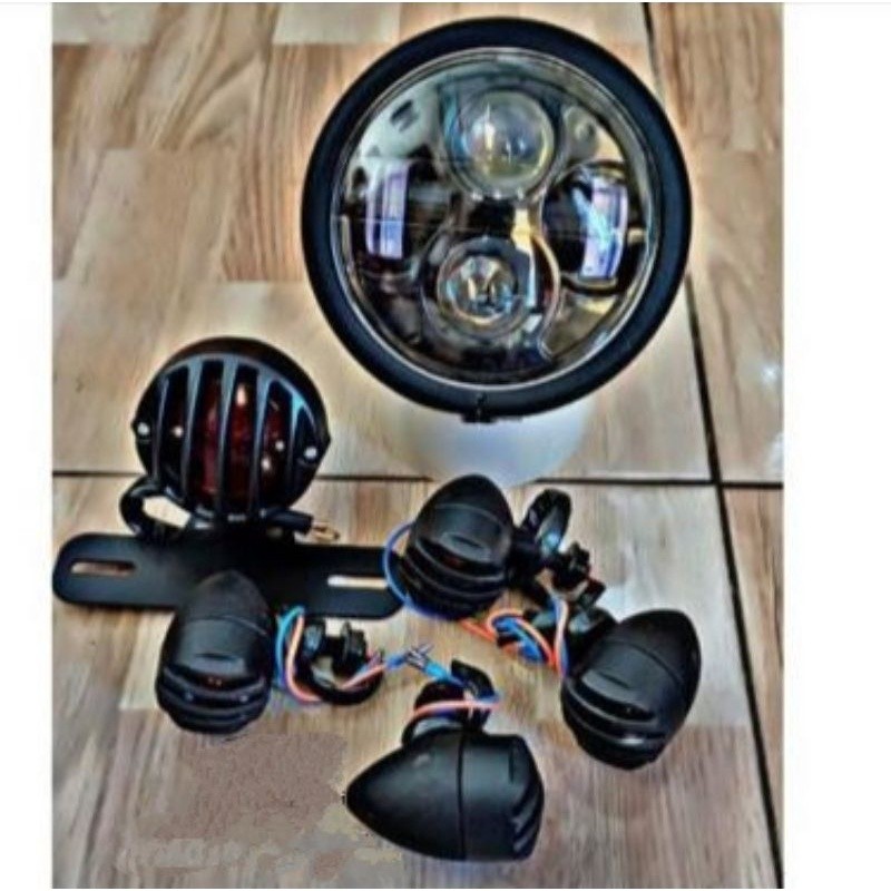 Jual PROMO SHOPEE TERBARU DAYMAKER BILED Paket Lampu Depan LED Motor ...