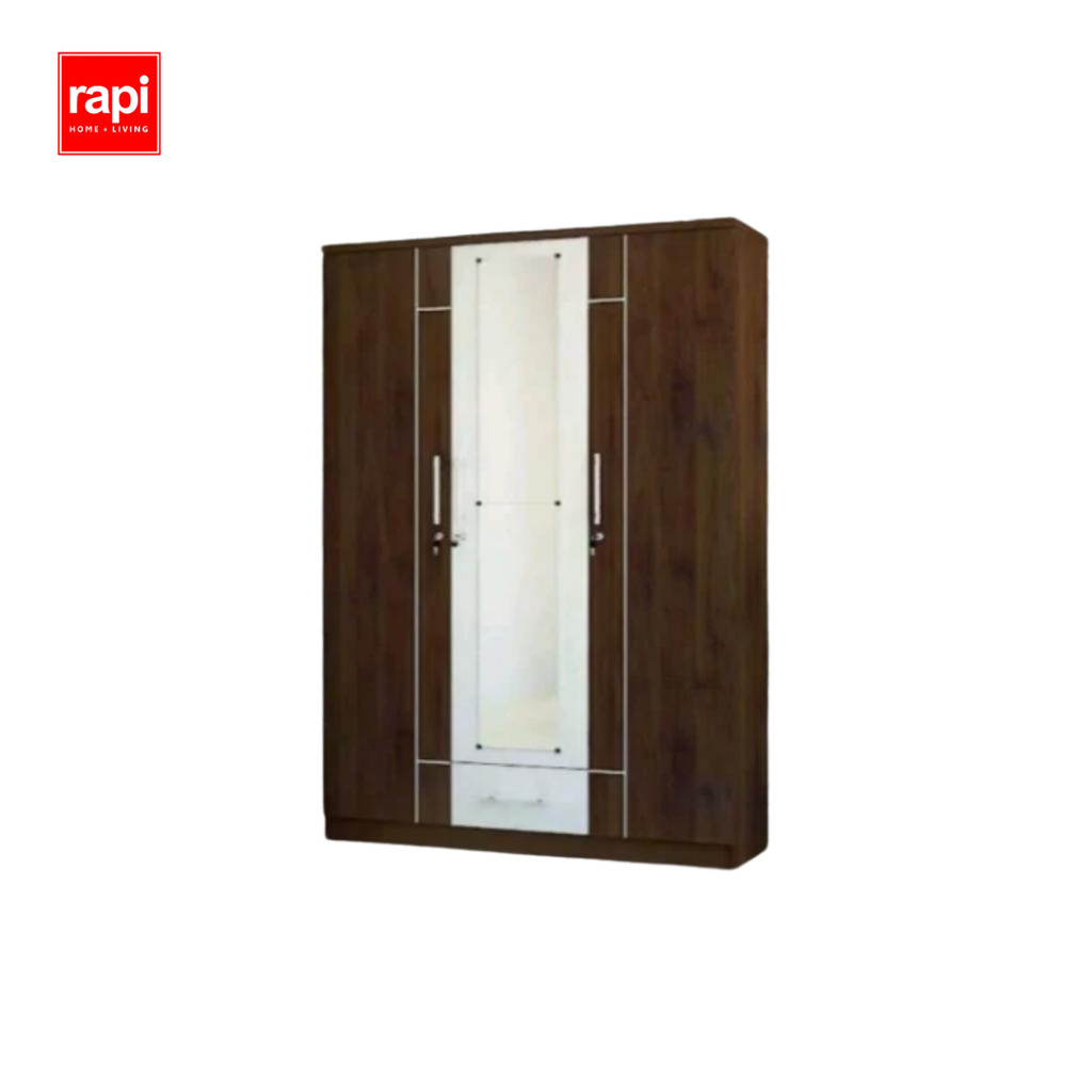 Jual RAPI Lemari Pakaian 3 Pintu / Lemari Baju / LEMARI PAKAIAN V - 3P ...