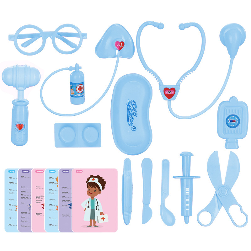 Doctor Set For Kids Pretend Play Girls Role-playing Games Hospital  Accessorie Medical Kit Nurse Tools Bag Toys For Children Gift