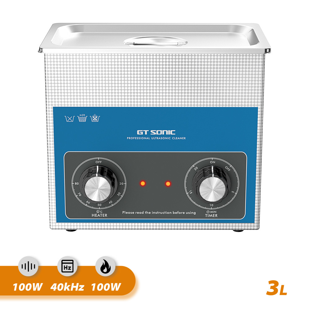 Jual GTSONIC Ultrasonic Cleaner 3L 100W with Heater Timer and Basket ...