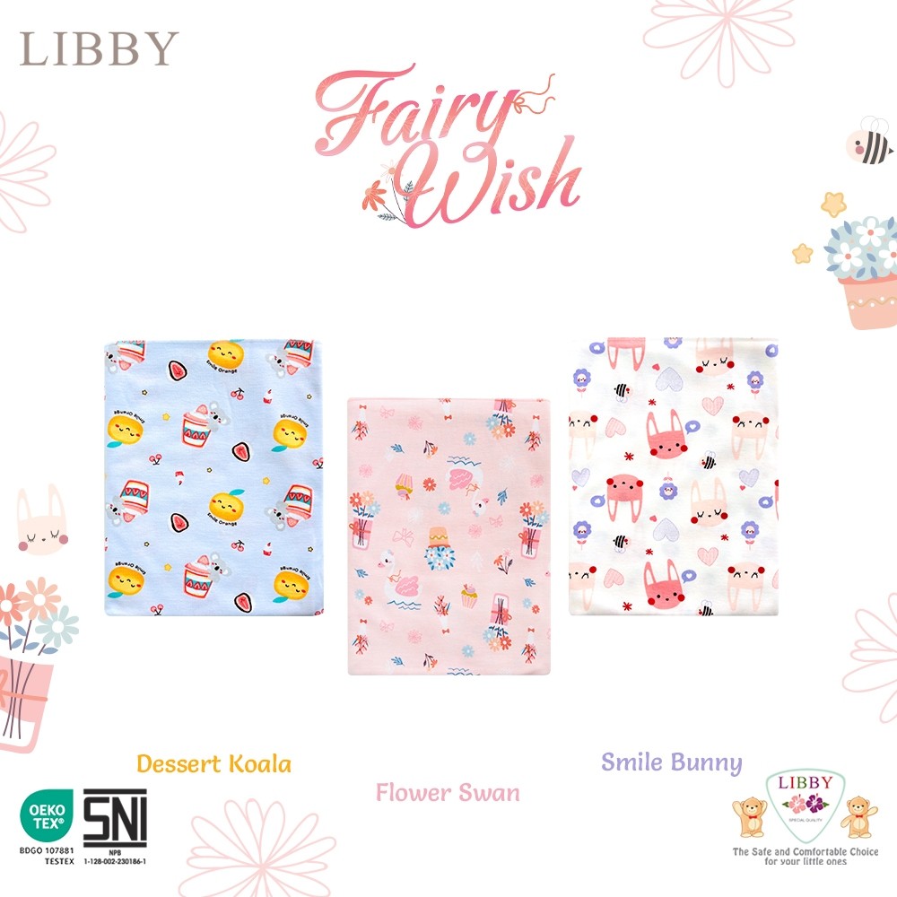 Jual LIBBY 3 pcs Bedong Motif ( 3 pcs ) | Lovely Cake | Daisy Fairies ...