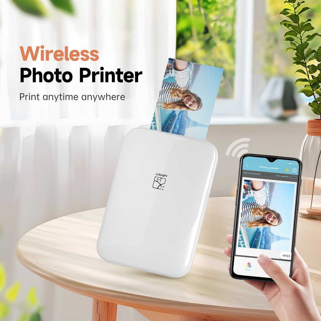 Jual MT53 Color Photo Wifi Printer Mini Portable Mobile Handheld Pocket ...