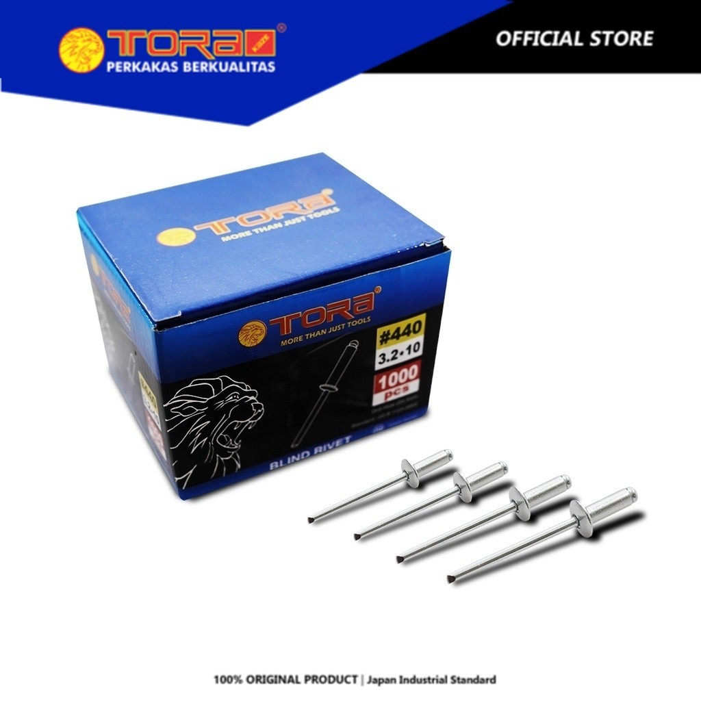 Jual TORA Paku Rivet Box 435, 440, 540, 550, 640, 675 - Paku Rivet ...