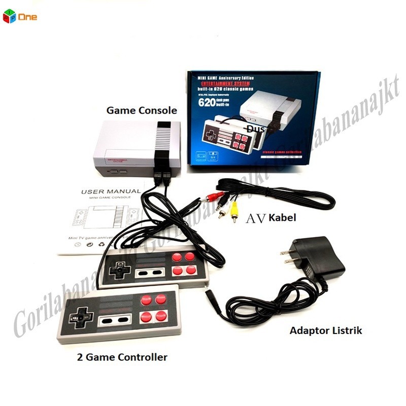 Jual Nintendo NES CLONE RETRO MINI console tv 620 game jadul | Shopee ...