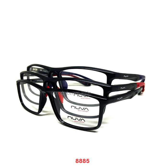 Jual FRAME KACAMATA PRIA / WANITA ORIGINAL NUVA 8885 Lebar Frame 142 ...
