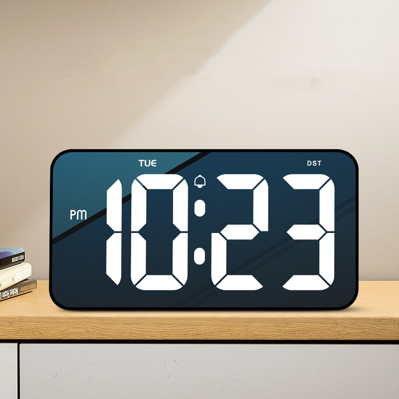 Jual Large Digital Alarm Clock Time/Calendar Switch Day of Week Display ...