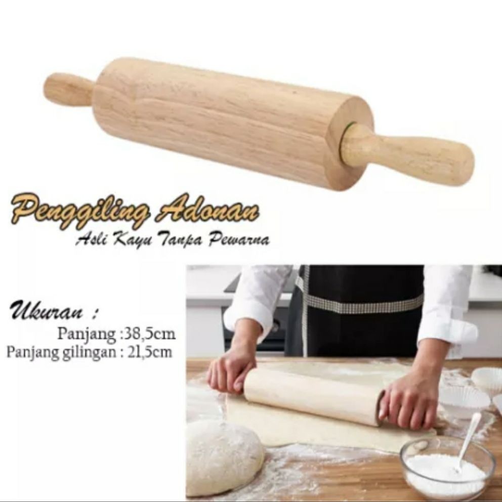 Jual penggiling adonan roti bahn kayu ROLLER KAYU PENGGILING ADONAN KUE ...
