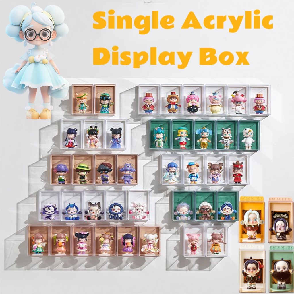 Jual 2PCS Mini Figure Box/Single Acrylic Display Box/Kotak Action ...