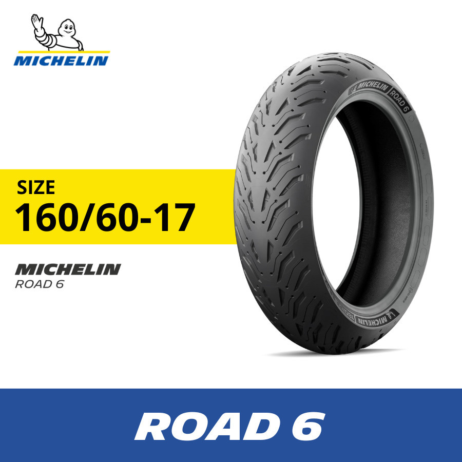 Jual Ban Motor Michelin ROAD 6 160-60 R17 - Ban Motor Tubeless | Shopee ...