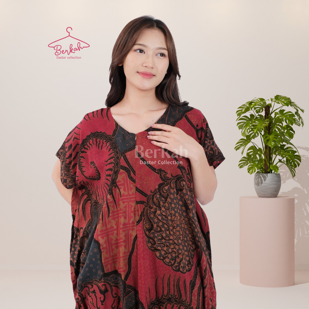 Daster Lowo Batik Rayon Resleting Surya Teja