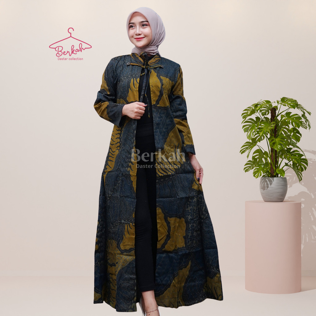 Outer Batik Long Cardigan Surya Teja Lapis