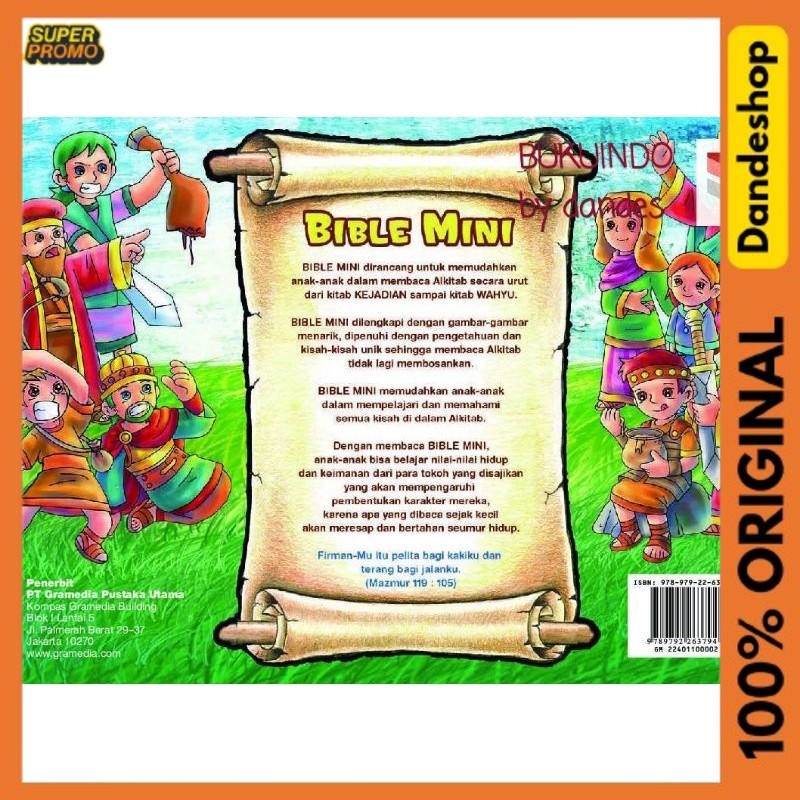 Jual Bible Mini 2: Yosua - 2 Raja-raja - Buku Cerita Anak Oleh Moony ...