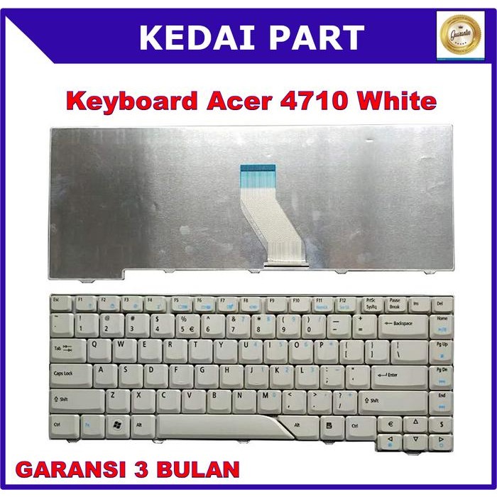 Jual Keyboard Acer Aspire 4710 4925 4930 4520 5710z A314-52 Putih White ...