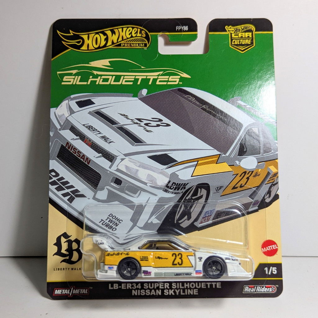 Jual Hot Wheels LB-ER34 Super Silhouette Nissan Skyline R34 LBWK ...