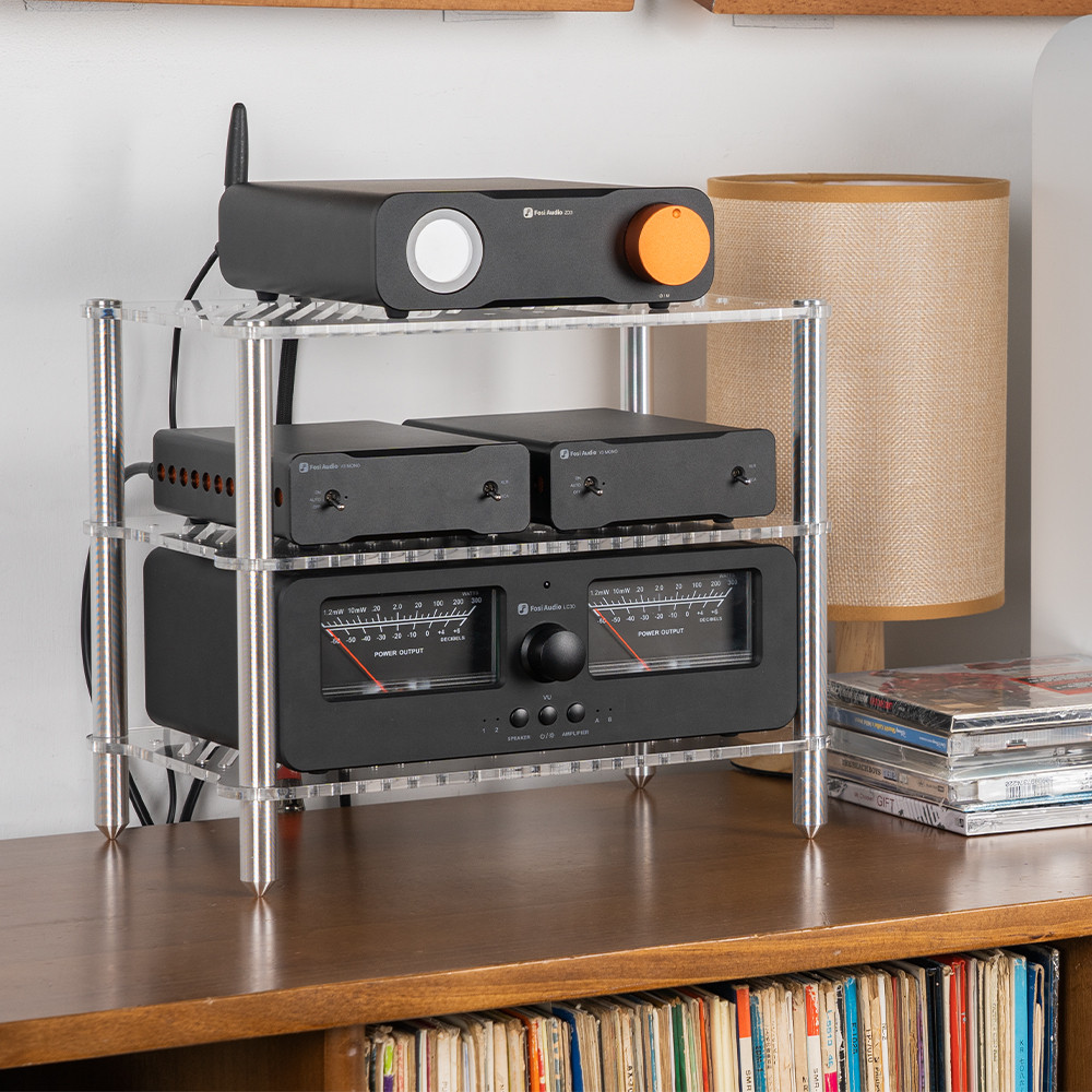 Jual Fosi Audio Amplifier Rack HIFI headphone amplifier DAC rack ...