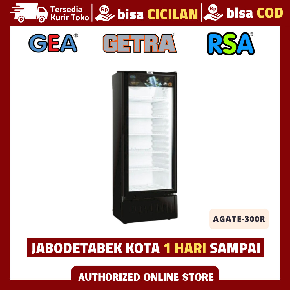 Jual SHOWCASE RSA AGATE 300 R DISPLAY COOLER LEMARI PENDINGIN MINUMAN 5 ...