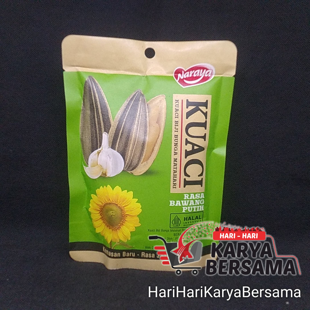 Jual MAKANAN RINGAN NARAYA KUACI RASA BAWANG PUTIH 100 GR | Shopee ...