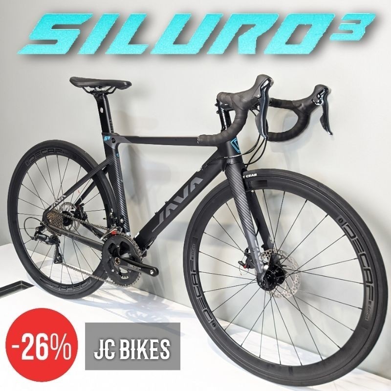 Jual Sepeda Balap Roadbike JAVA Siluro 3 Disc, AERO 700C, Shimano Sora ...