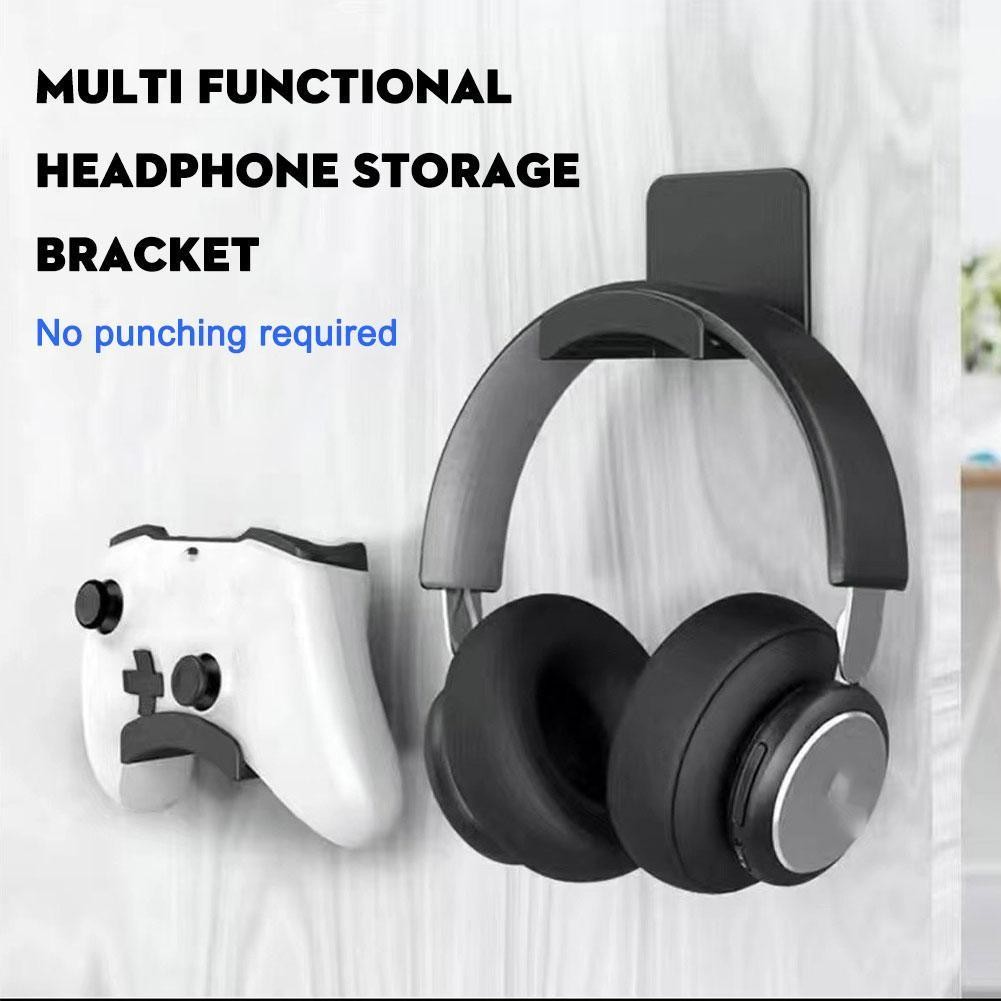 Jual Universal Wall Mounted Headphone Stand Gaming Controller Holder ...