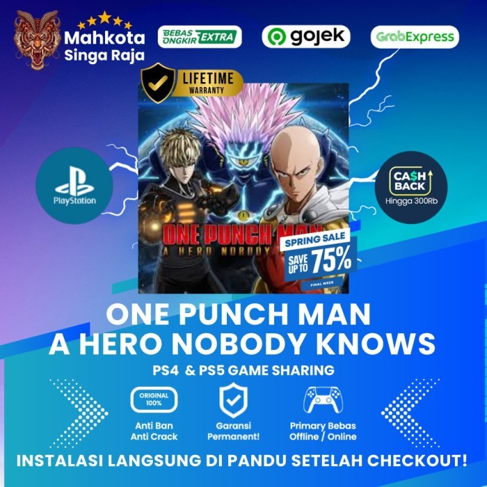 One Punch Man: A Hero Nobody Knows - Versione Coreana Per PS4 - Sigillato