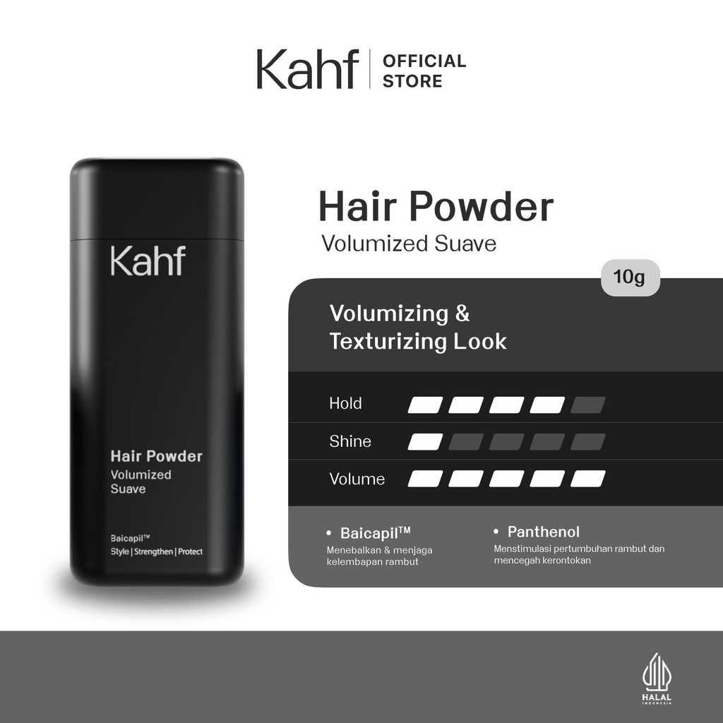 Jual Kahf Volumized Suave Hair Powder 10g | Shopee Indonesia