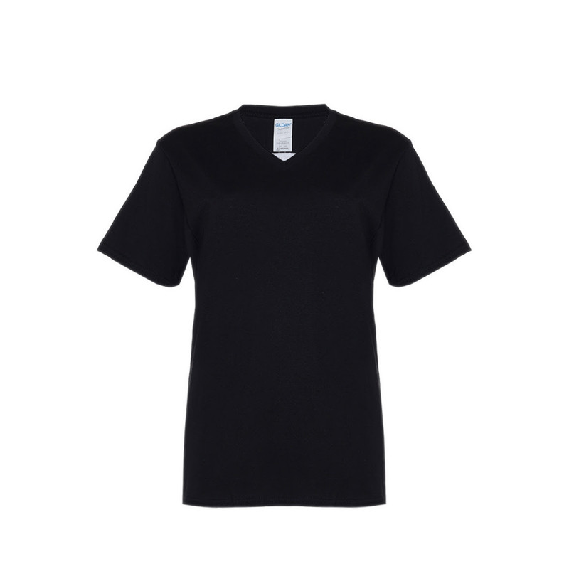 Jual Gildan Softstyle Vneck Men Tshirt - Black | Shopee Indonesia