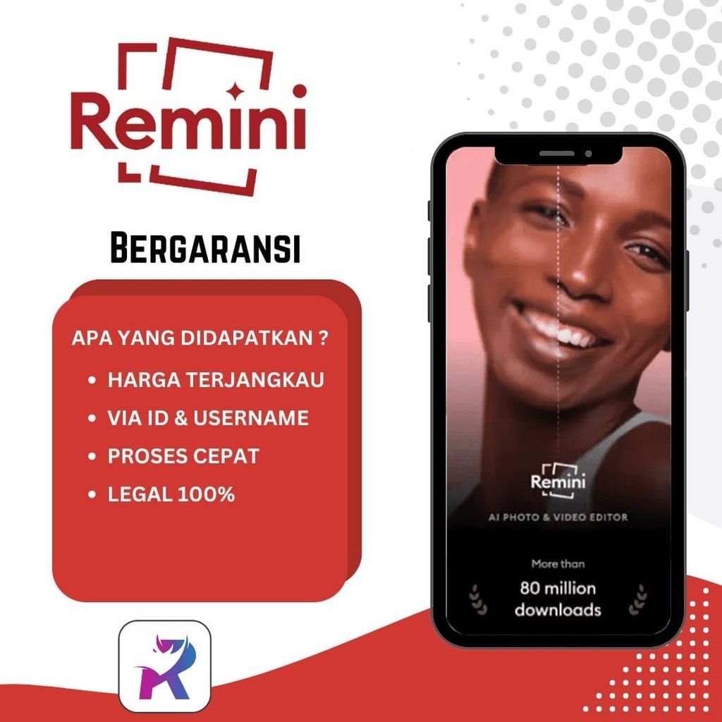 Jual Remini Pro Premium 1 Tahun (Ios, Ipad, Android, Pc, Laptop & Web ...