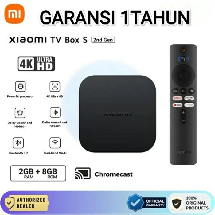 Jual xiaomi mi box s 4k 2nd gen | Shopee Indonesia